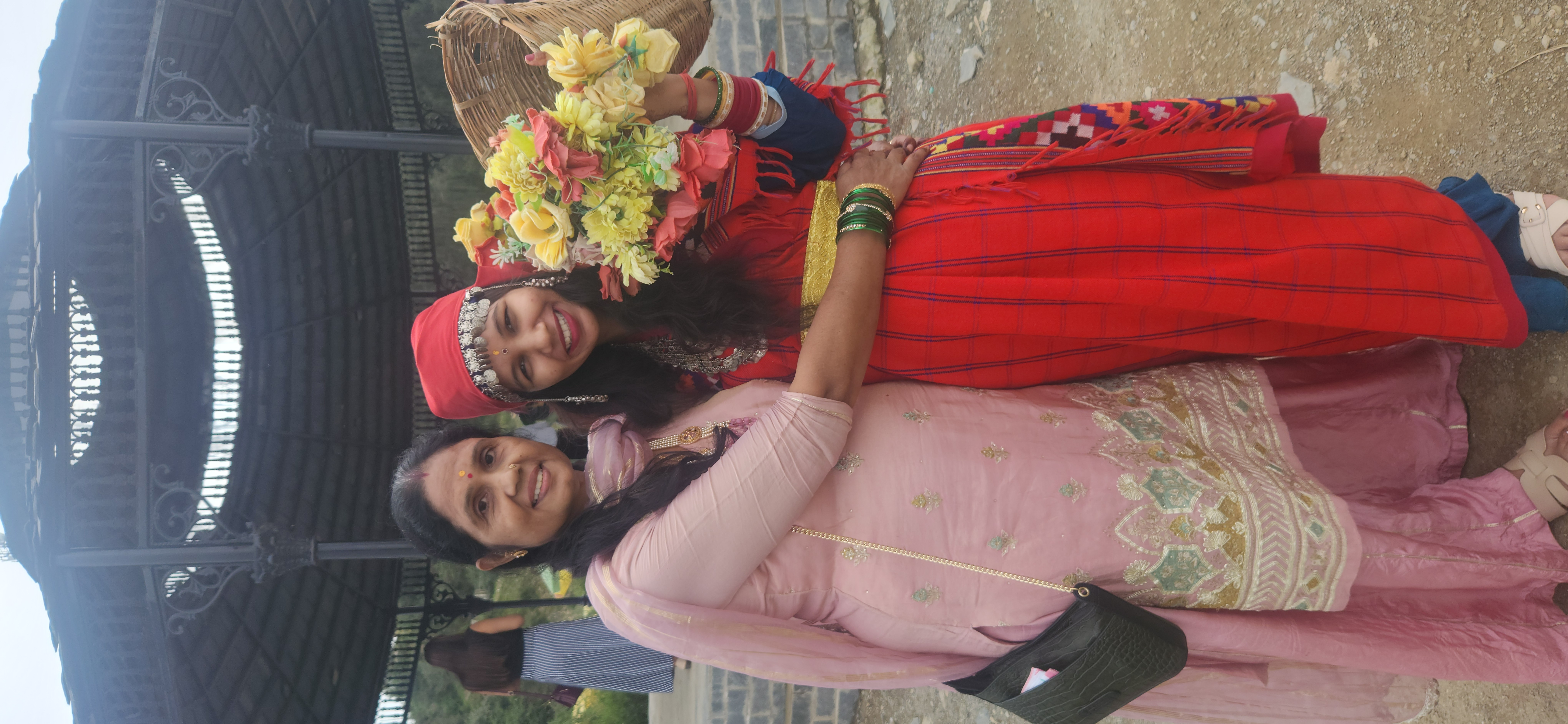 My mom and my child's mom together