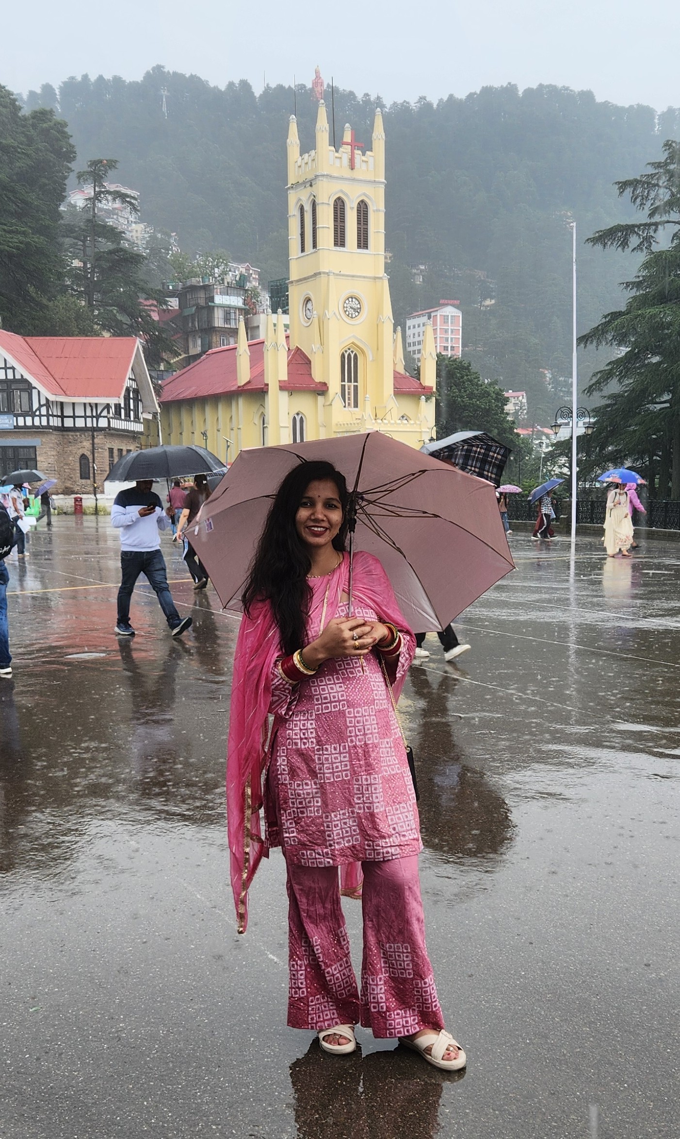 A rainy-day memory together